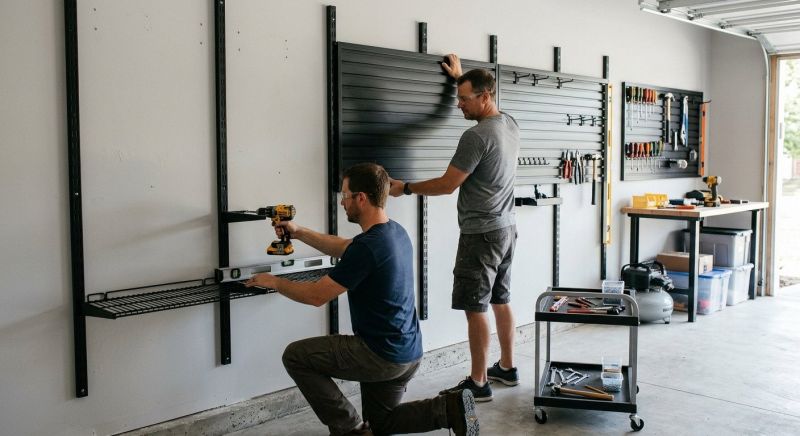 Garage Tool Rack Installation in Fairfax County, VA